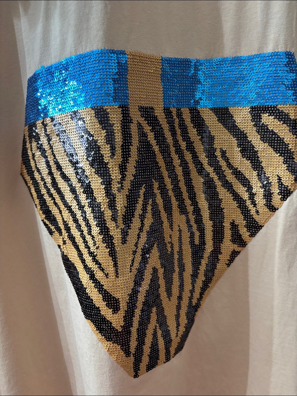 Queen of Sparkles Tiger Colorblock Bikini Dress - Picture 5 of 11